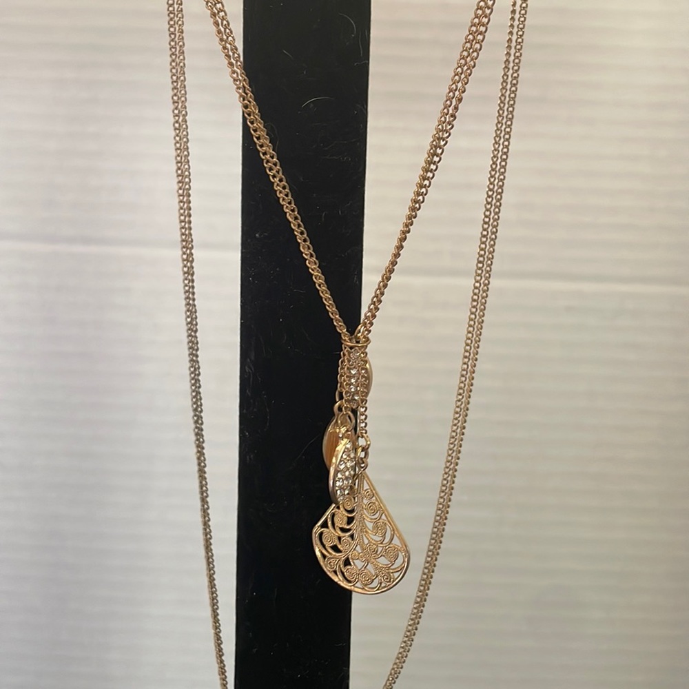 Bundle to save $$$. Gold color necklace